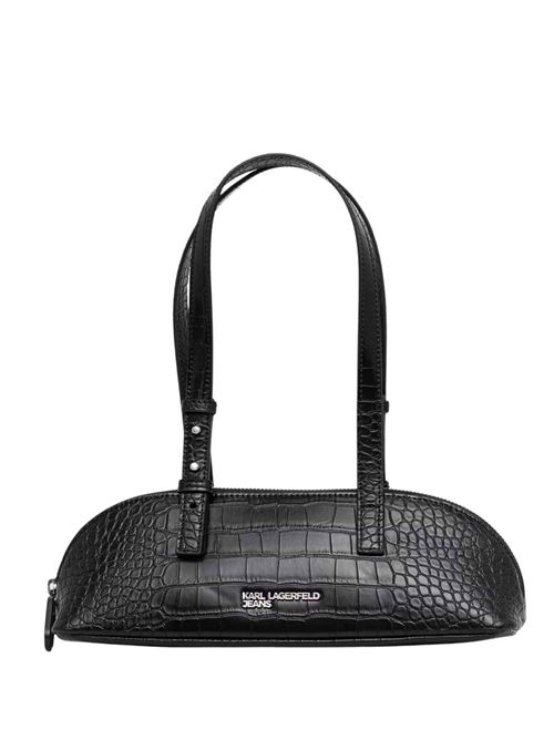 Borsa baguette effetto coccodrillo Karl Lagerfeld jeans | B3W30181999